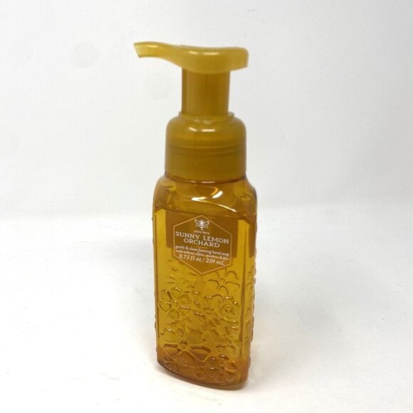 Bath & Body Works Sunny Lemon Orchard Gentle Foaming Hand Soap 8.75 Ounce - Picture 1 of 4